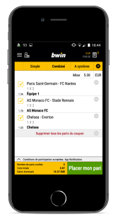 Application Bwin